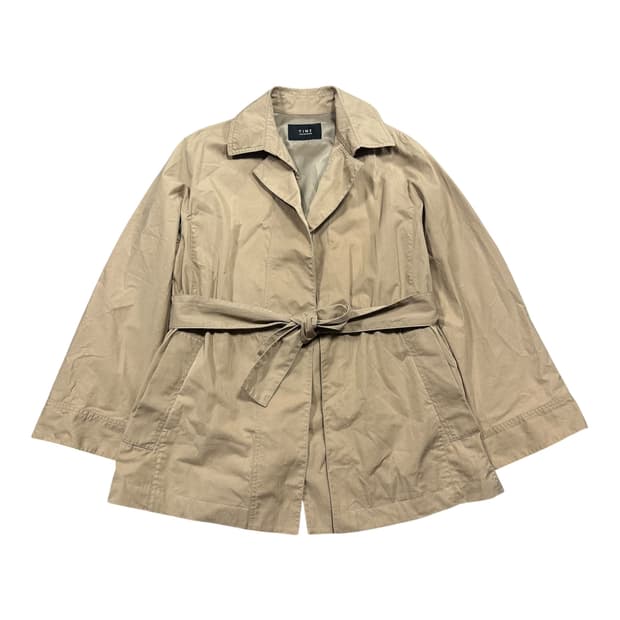 ✨ (바배) 타임 한섬 베이지 벨트 트렌치 코트 자켓