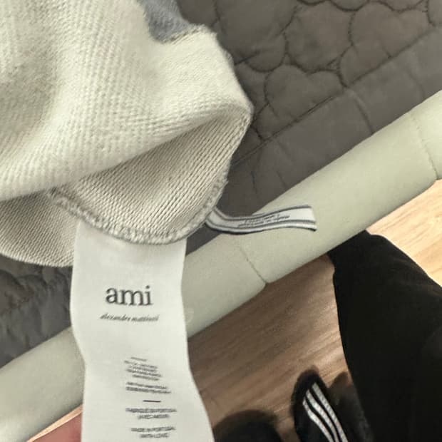 아미 맨투맨 그레이 XL