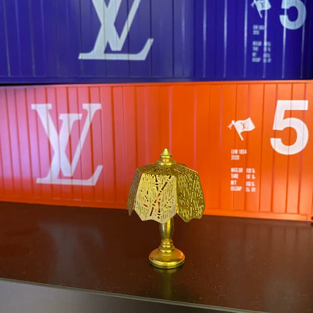 골드 미니어처 램프 오브제 소품