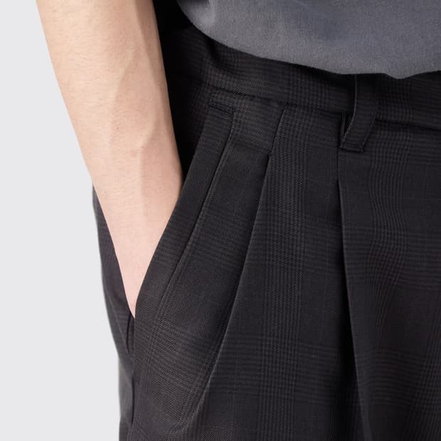 해칭룸 클래식 슬랙스 차콜체크 3