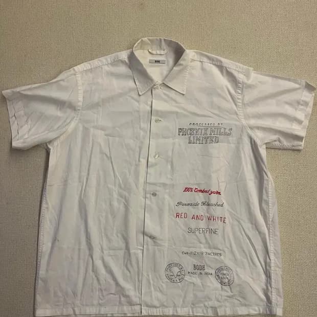 BODE COTTON PRINTED SHORT SLEEVES SIRTS