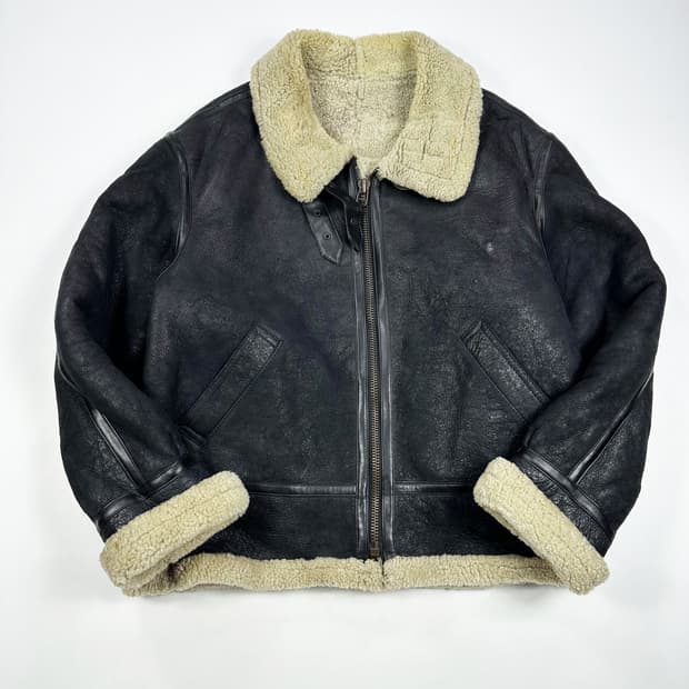 오리지널 미군 TYPE B-3 양가죽 무스탕 2XL