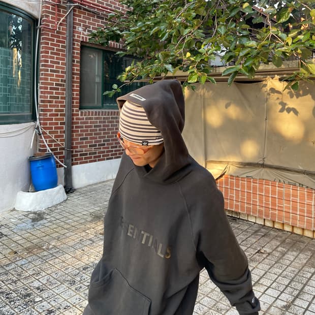 아디다스 스트라이프 비니