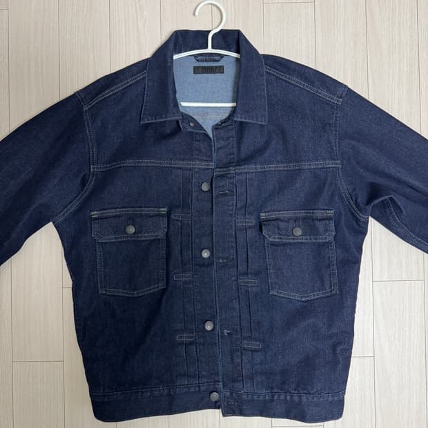 유니클로/데님 트러커 재킷 68 블루