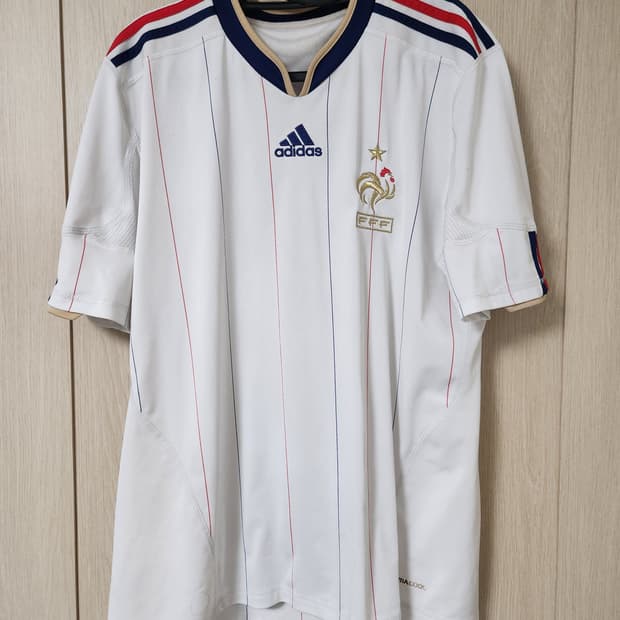 아디다스 2009-10 프랑스 아디다스 어웨이 셔츠 L