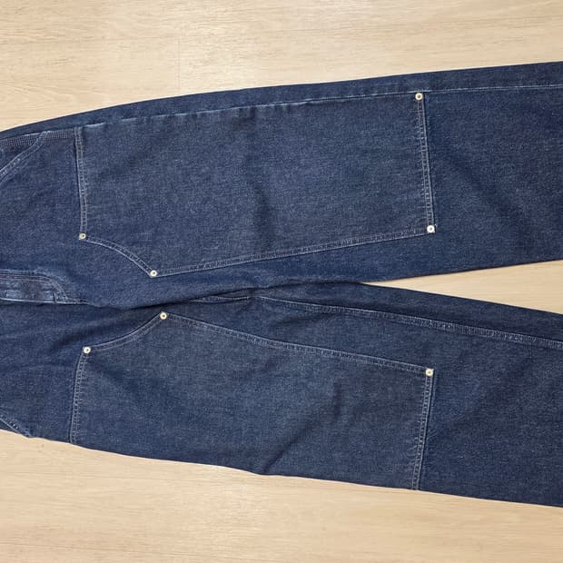 [48] 로에베 22ss 더블니 페인터 진