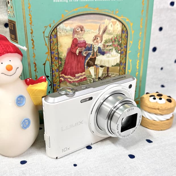 파나소닉 루믹스 SZ3 화이트(작례포함) 빈티지디카