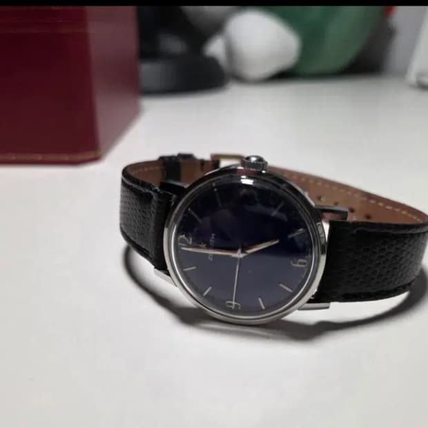 [희귀] 제니스(Zenith) 빈티지 수동 드레스 워치 - 블루 다이얼