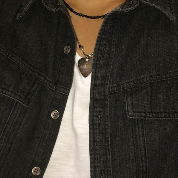 🔥자체제작 🔥 OSKR Guitar Pick necklace