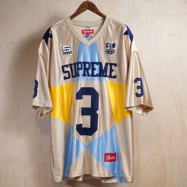 슈프림 24FW 스타 풋볼 티셔츠