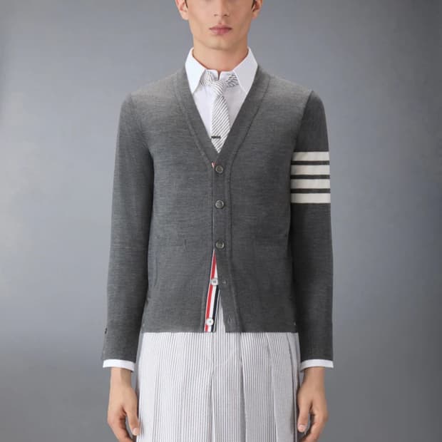 새상품) 톰브라운 Thom Browne 메리노 울 4바 포바 가디건 2