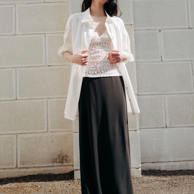 Monoha 모노하 jersey long skirt 저지 롱 스커트