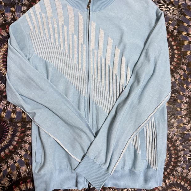 Lanvin en bleu Cardigan