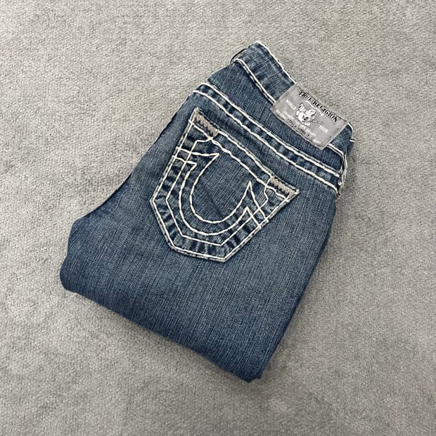 24 트루릴리젼 부츠컷 데님 팬츠