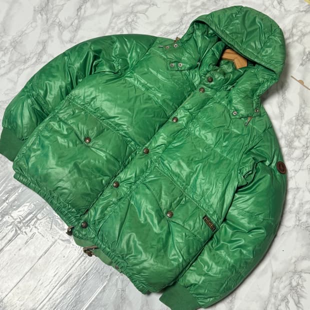 L~XL 폴로 랄프로렌 그린 마운틴 패치 패딩 자켓
