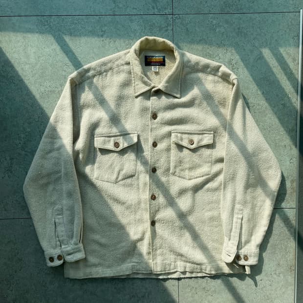 웨어하우스 울 셔츠