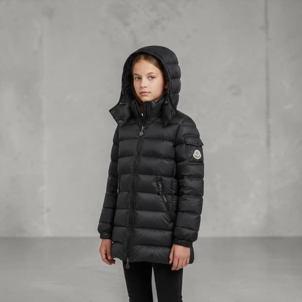 8Y/ 몽클레어 칠드런 모카 구스다운 패딩