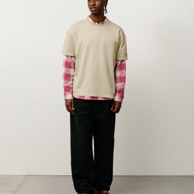 스투시 빅올진 니들펀치 블랙