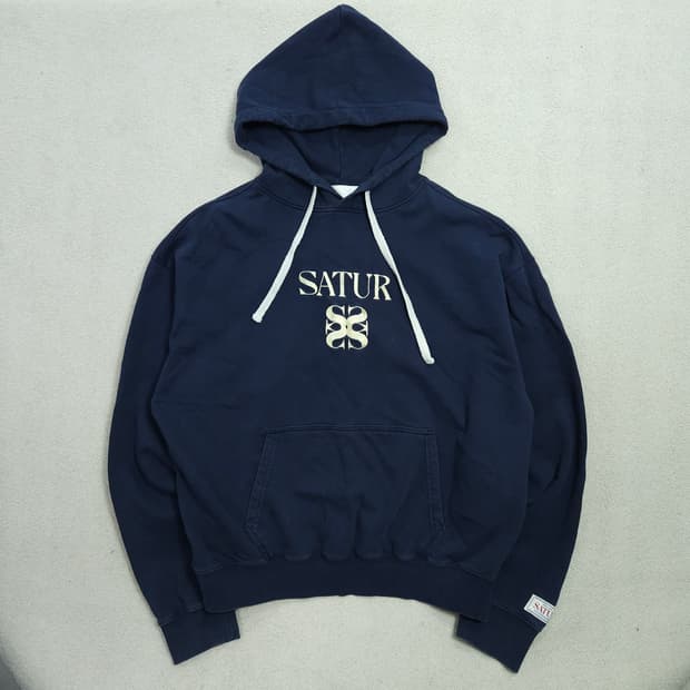 세터 클래식 로고 후드티 XL 네이비