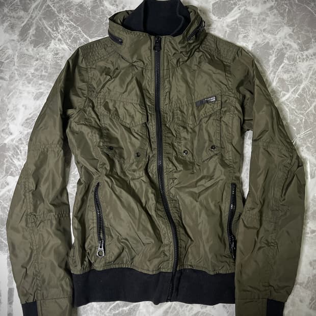 highneck zip up jacket