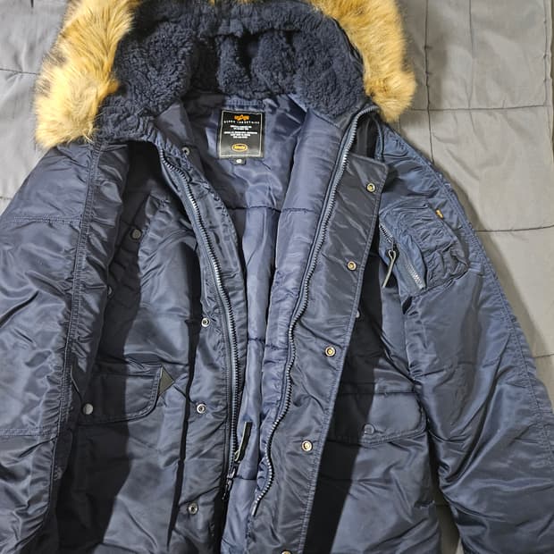 알파인더스트리 x mmlg n3b자켓 L사이즈