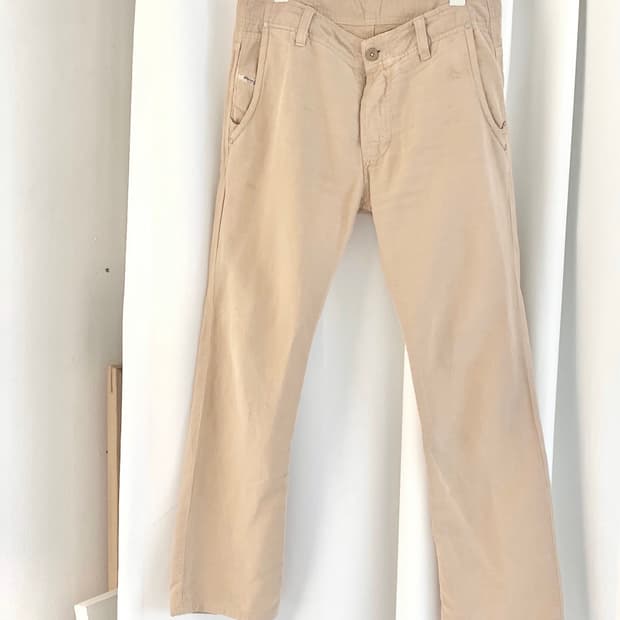 [DIESEL] “beige light cotton pants”