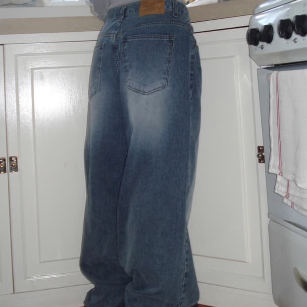 스트라이프 바지