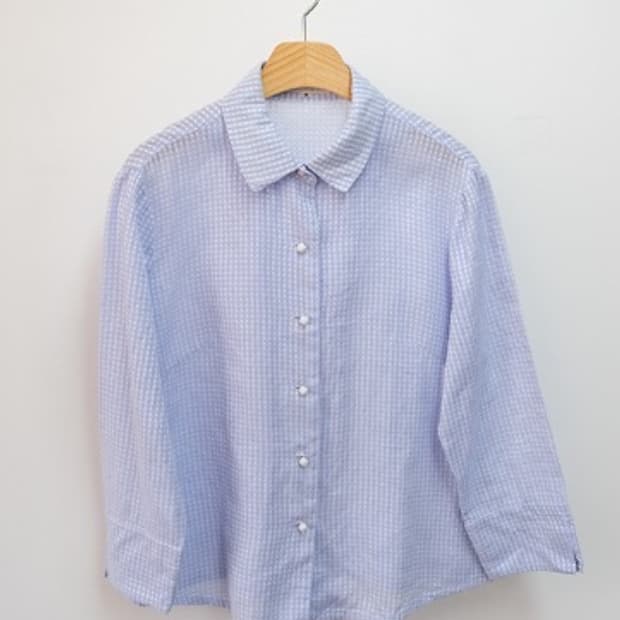 hanae mori 도트 패턴 셔츠