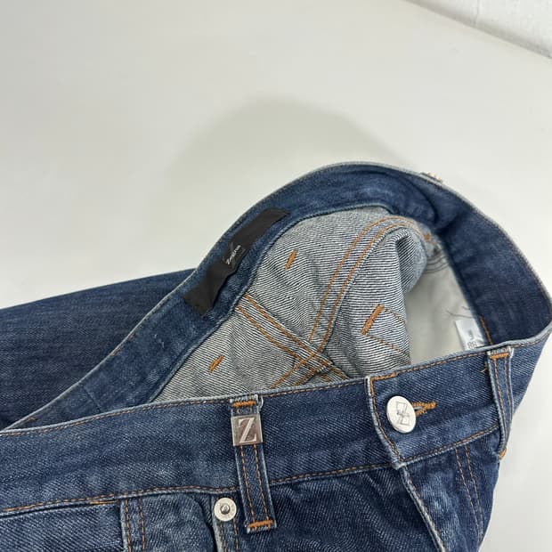 32 제냐 인디고 일자핏 데님팬츠