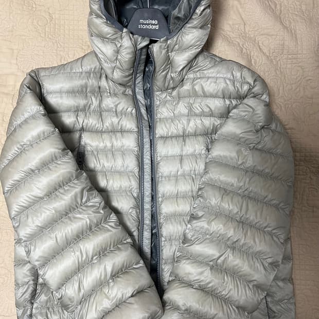 무신사 스탠다드 시티레저 시어 립스탑 경량패딩 L