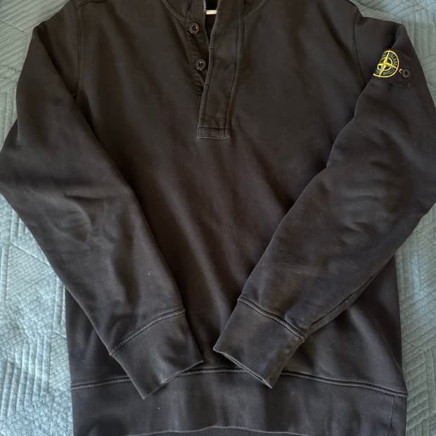 스톤아일랜드 하프집업 맨투맨 L