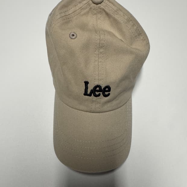 Lee 리 22년도 클래식 볼캡 모자 베이지 F