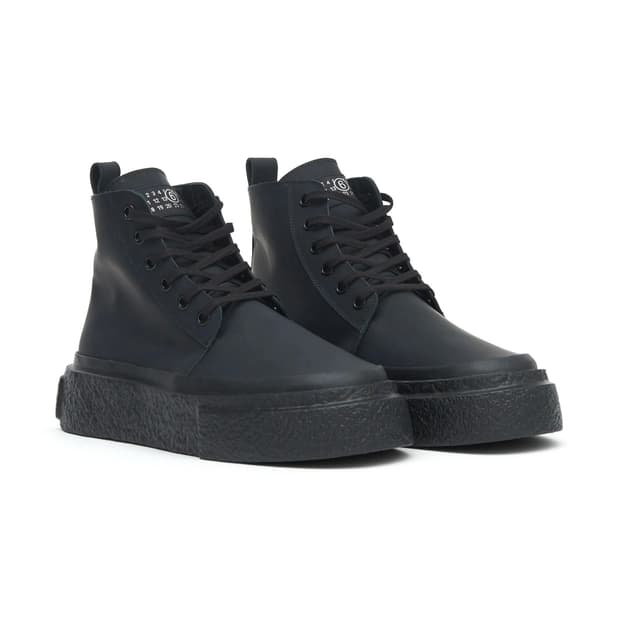 MM6 마르지엘라 하이탑 스니커즈