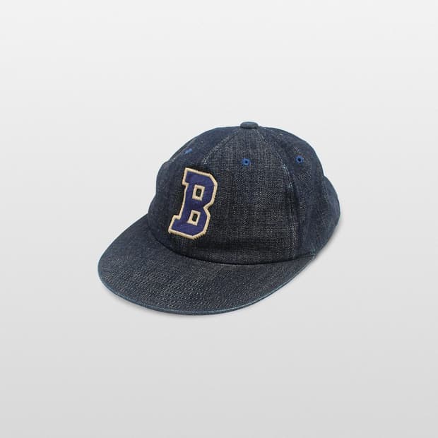 BLUE BLUE JAPAN Denim Logo Cap