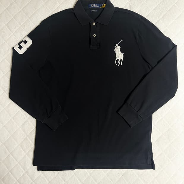 폴로 빅포니 롱슬리브 블랙