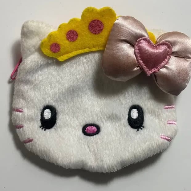 산리오 헬로키티 고전 키티 유니버셜 스튜디오 재팬 파우치 동전지갑 갸루