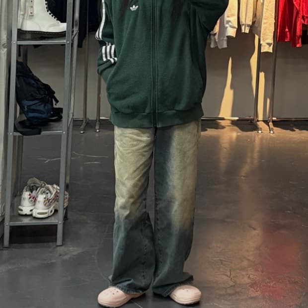 아디다스 오리지널 부클 자켓 그린 A3062