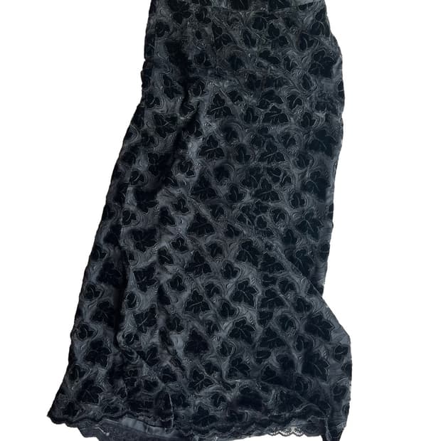 Black Leaf Skirt 블랙 리프 스커트