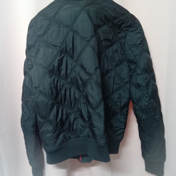 춘추,타미 힐피거 블랙 다이아몬드퀄팅 봄버 자켓