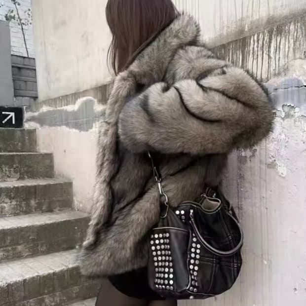 Gothic Studded Duffel Bag