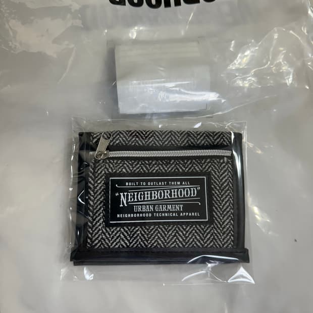 네이버후드 트위드 지갑