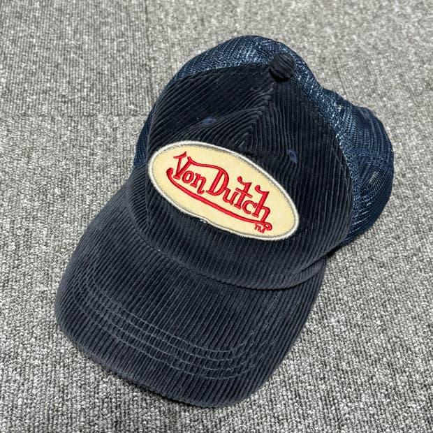 Vondutch 캡 빈티지 모자 