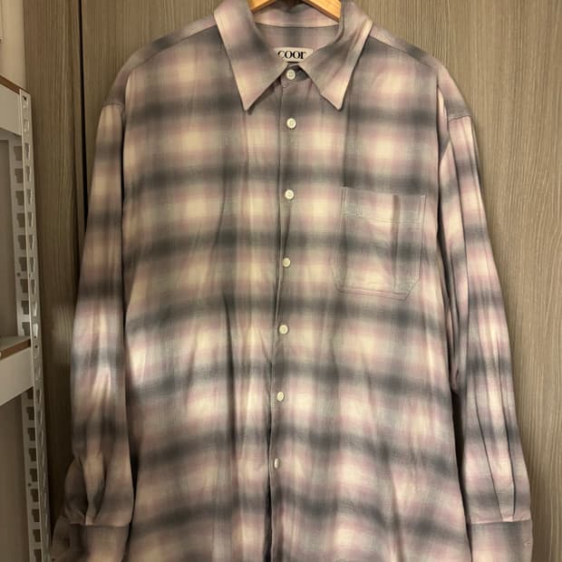 쿠어 옴브레 셔츠 L