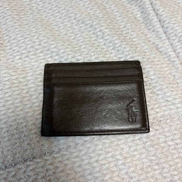 폴로 랄프로렌 가죽 카드지갑
