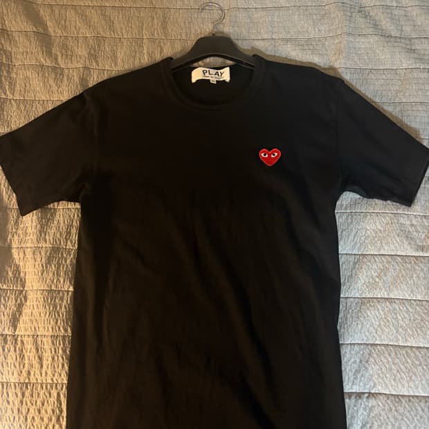 꼼데가르송 검정색 반팔