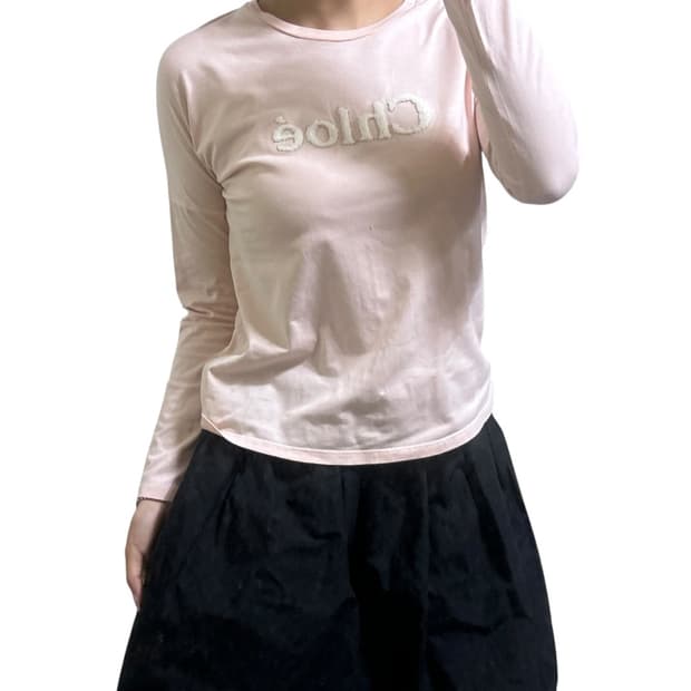 [Chloe] 끌로에 부클 로고 롱슬리브