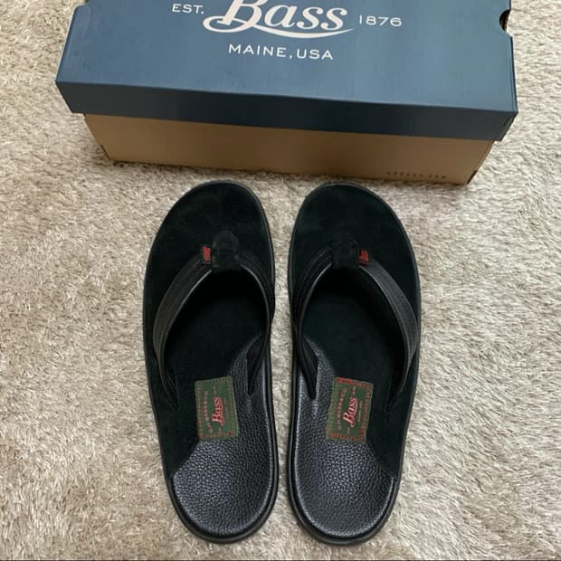바스 G.H. Bass 플립플랍 쪼리 블랙 280