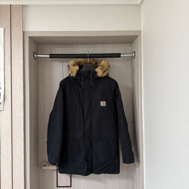 칼하트 블랙 시베리안 파카