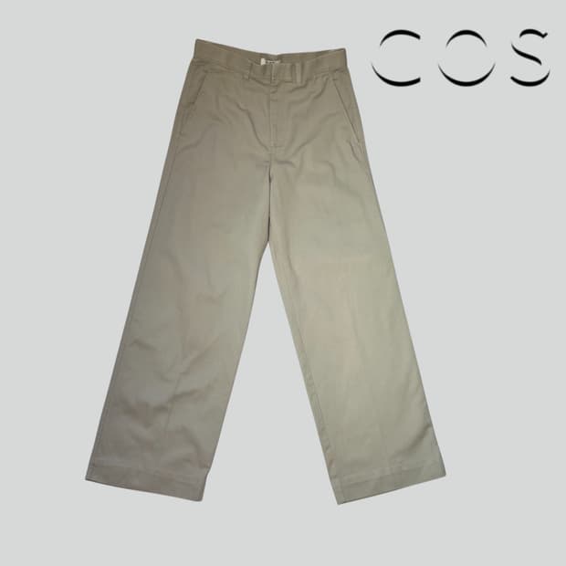 [EUR46]COS 코스 와이드 치노 팬츠(미사용)