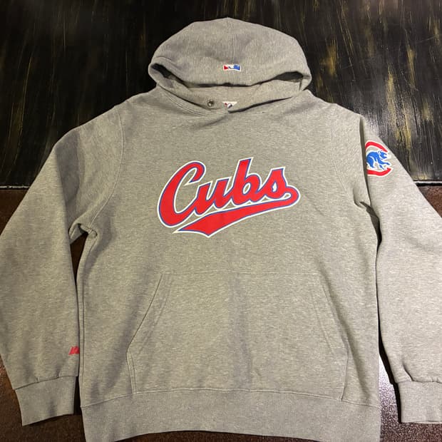 M) 마제스틱 시카고 컵스 빅로고 후드티